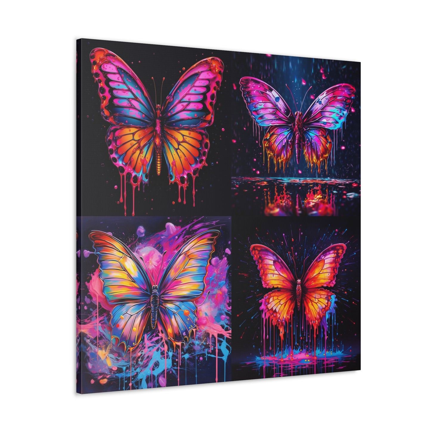 Canvas Gallery Wraps Pink Butterfly Flair 5