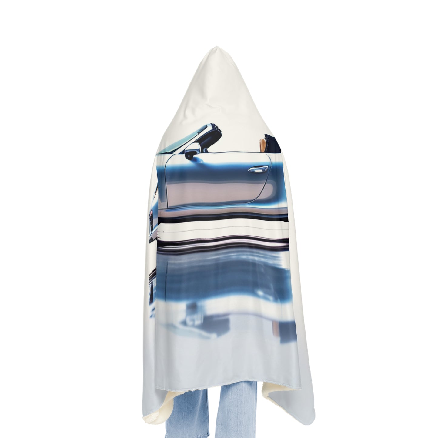 Snuggle Hooded Blanket 911 Speedster on water 1