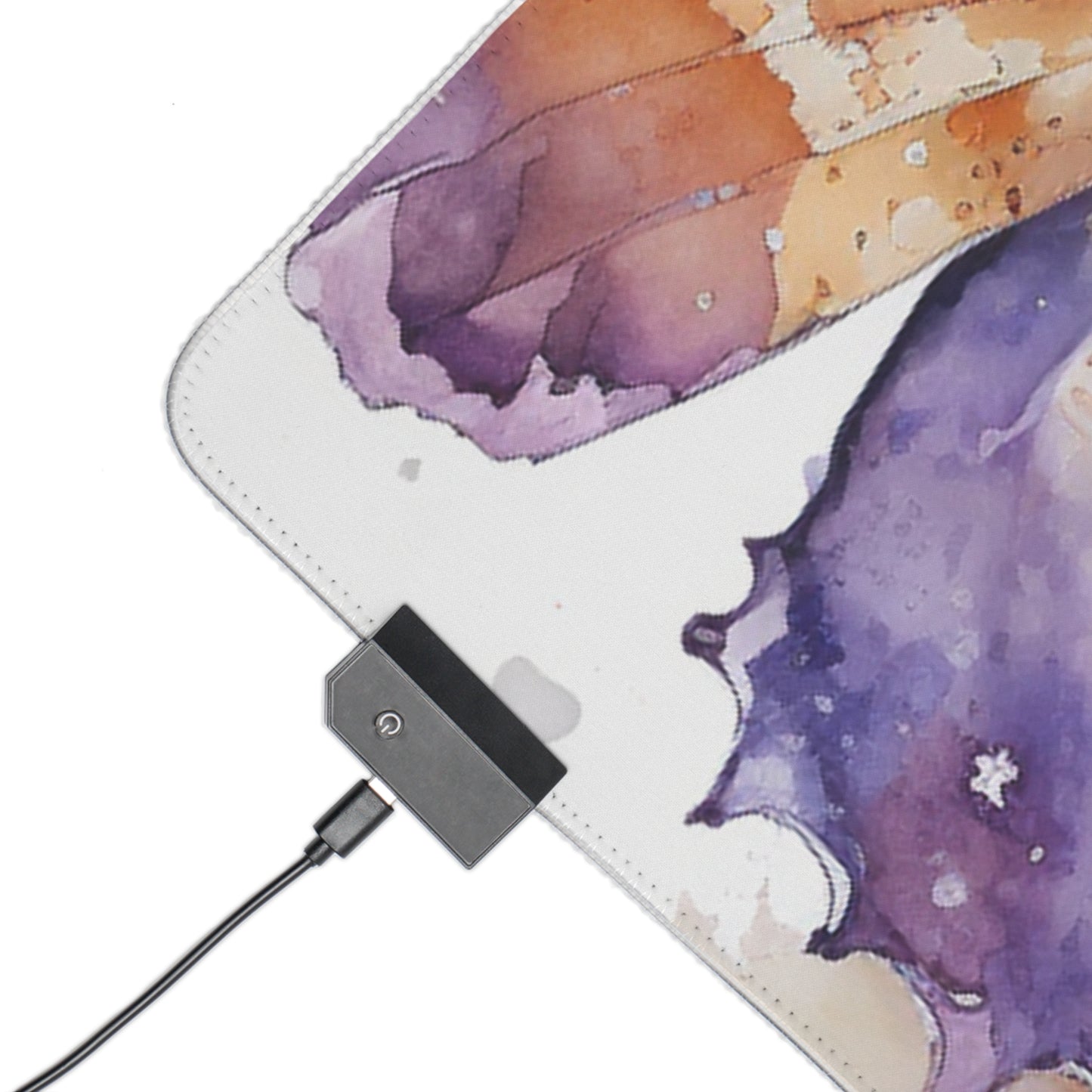 LED Gaming Mouse Pad MerlinRose Watercolor Butterfly 1