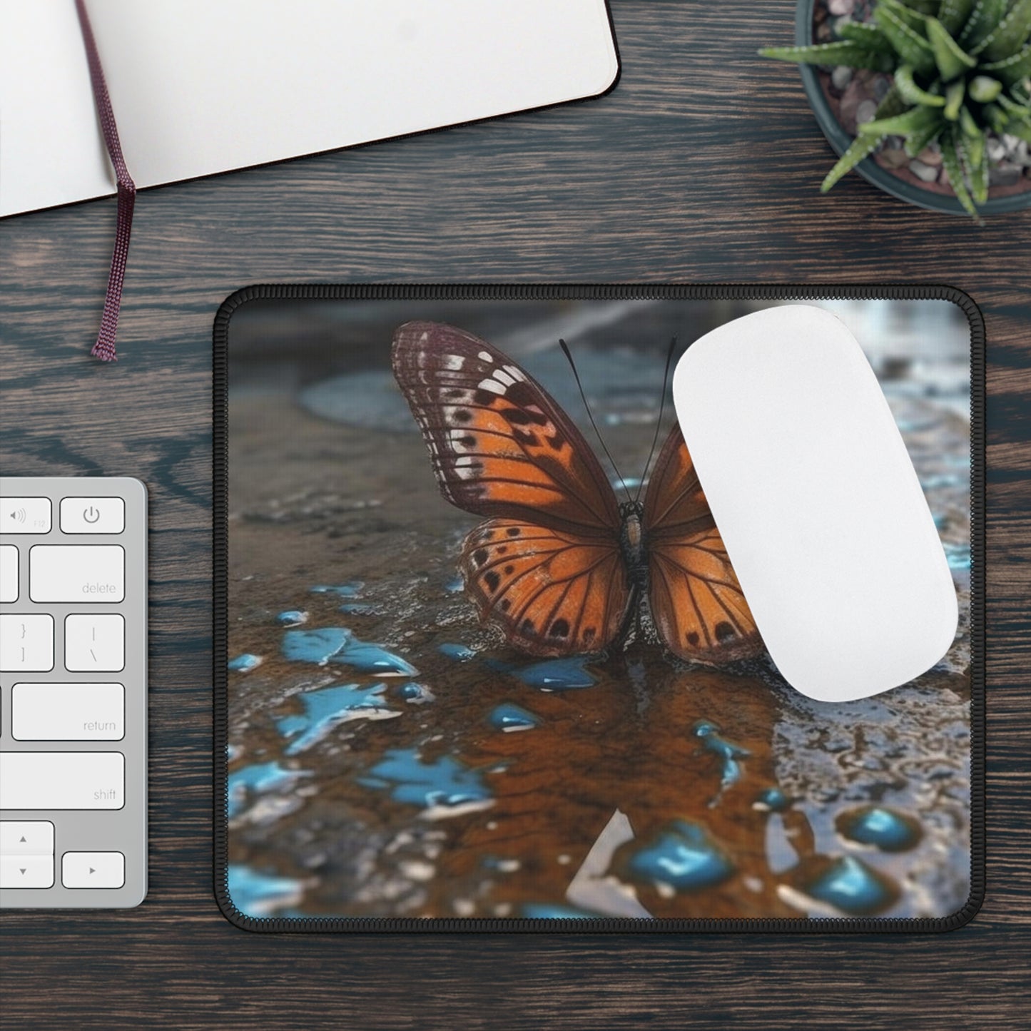 Gaming Mouse Pad  Water Butterfly Street 2