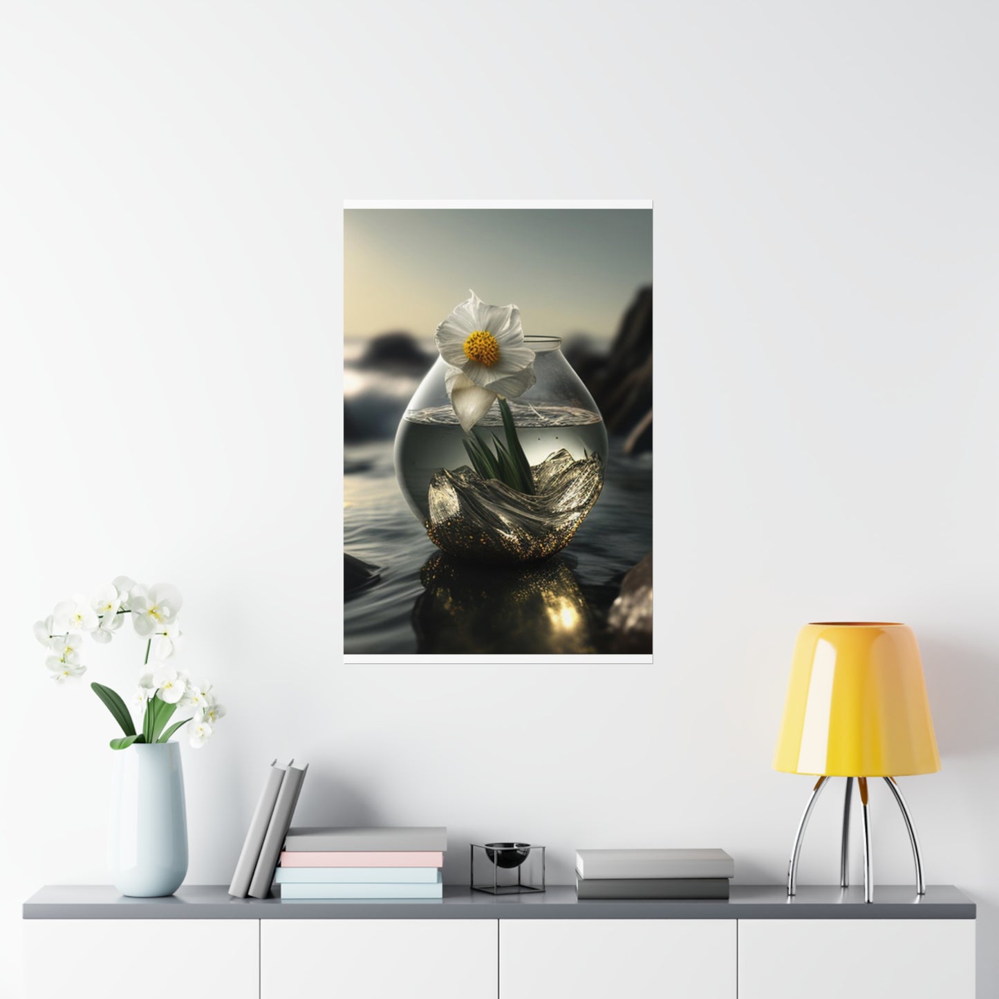 Premium Matte Vertical Posters Daffodil 1