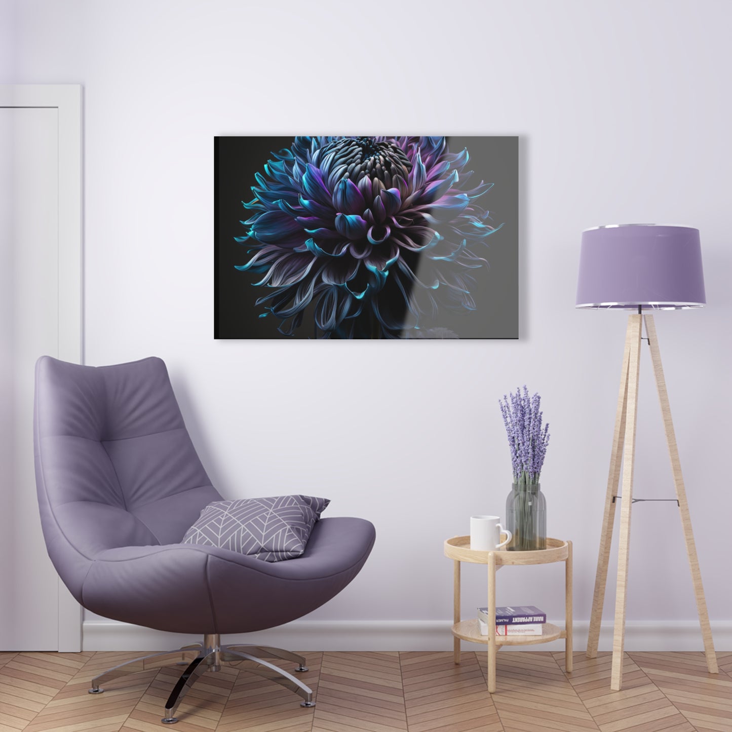 Acrylic Prints Dahlia Purple 3