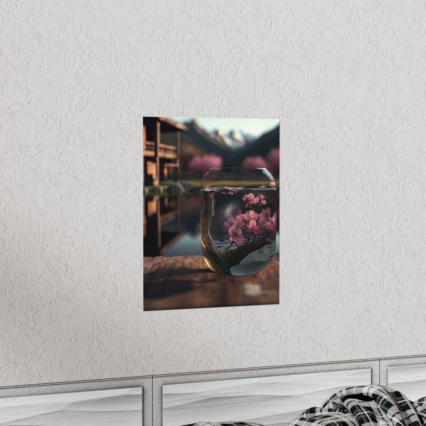 Premium Matte Vertical Posters Cherry Blossom 3