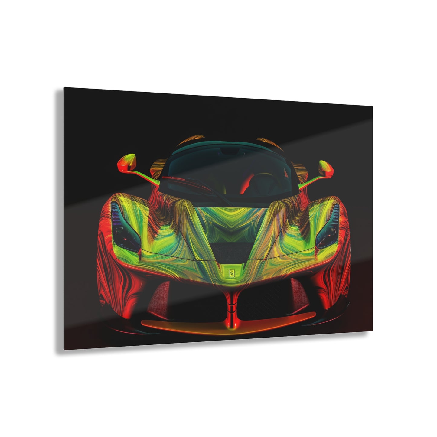 Acrylic Prints Ferrari Neon 1