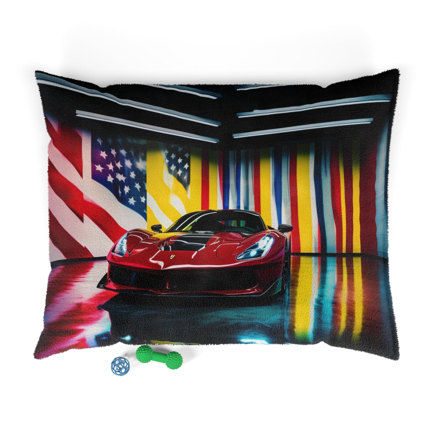 Pet Bed Macro Flag Ferrari 2