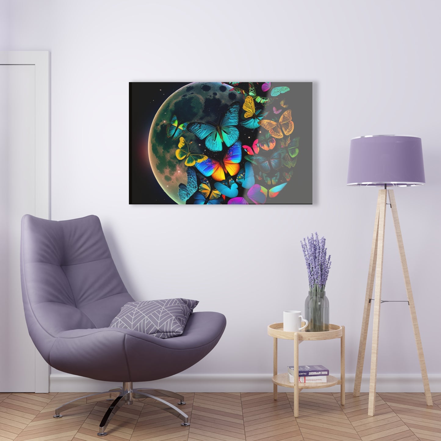 Acrylic Prints Moon Butterfly 2