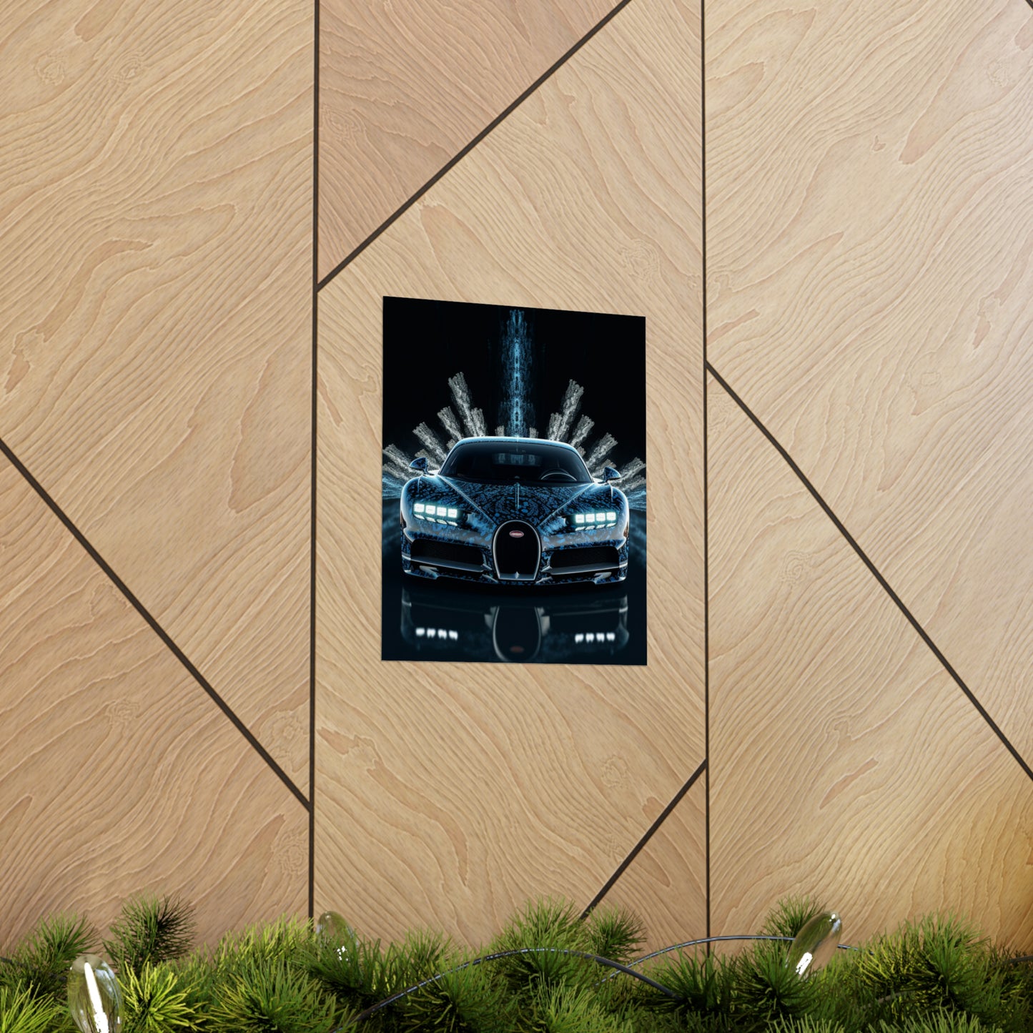 Premium Matte Vertical Posters Hyper Bugatti 2