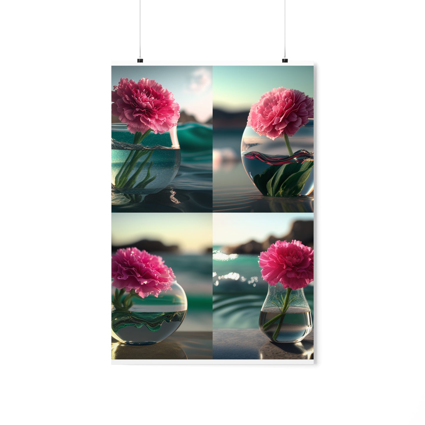 Premium Matte Vertical Posters Carnation 5