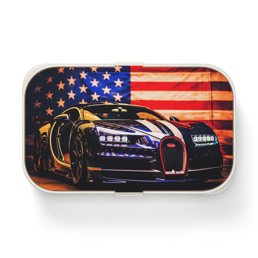 Bento Lunch Box Macro Bugatti American Flag 4