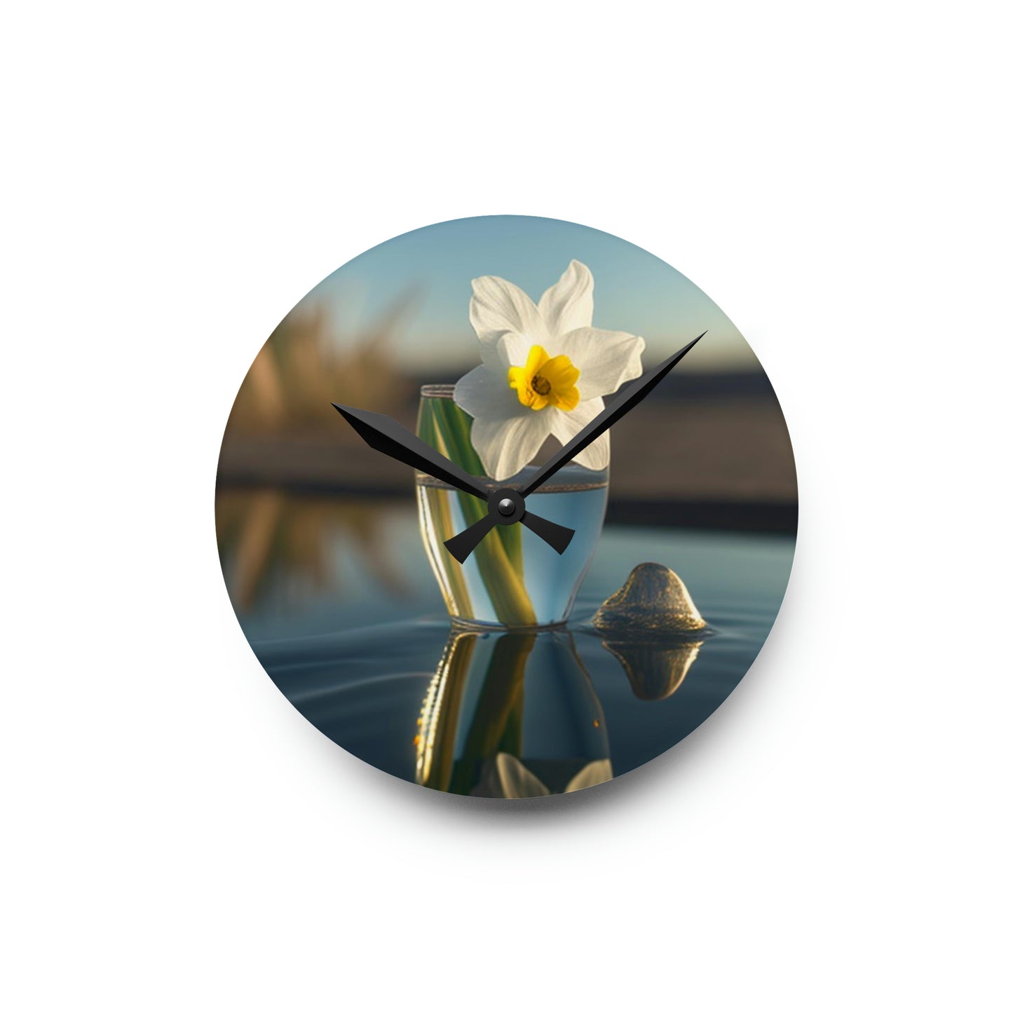 Acrylic Wall Clock Daffodil 4