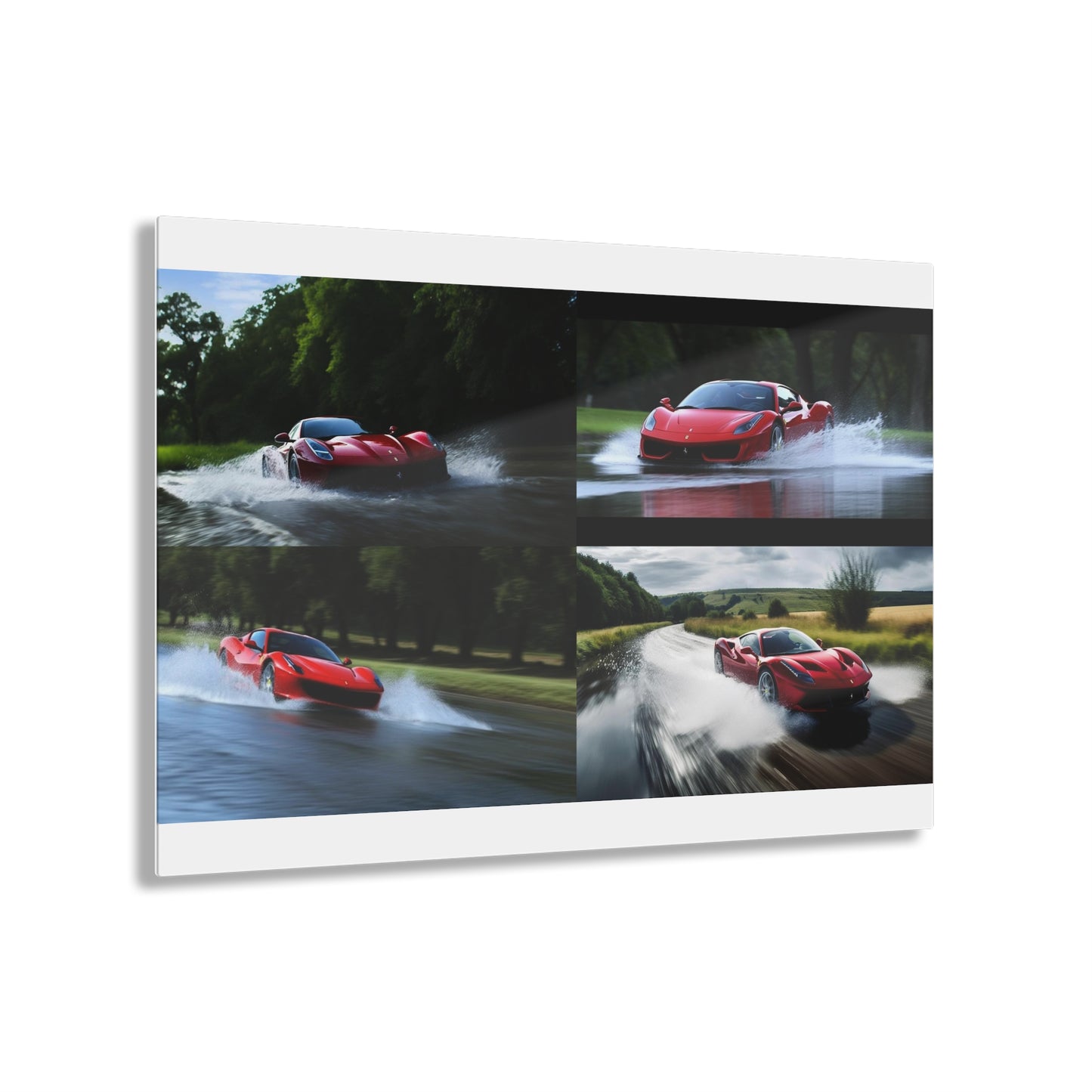 Acrylic Prints Water Ferrari Splash 5