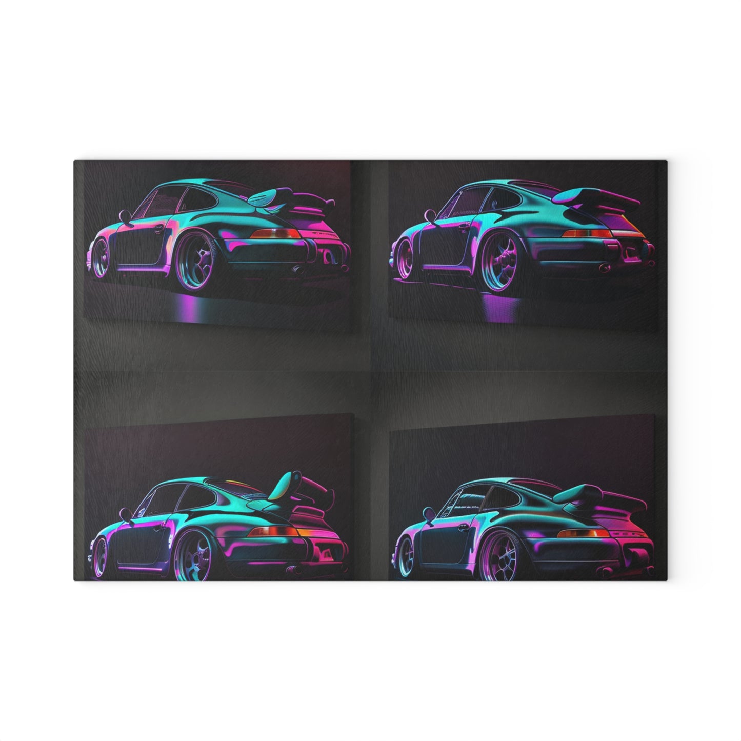 Glass Cutting Board Porsche Purple 5