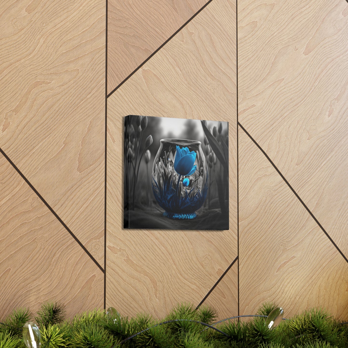 Canvas Gallery Wraps Tulip Blue 6