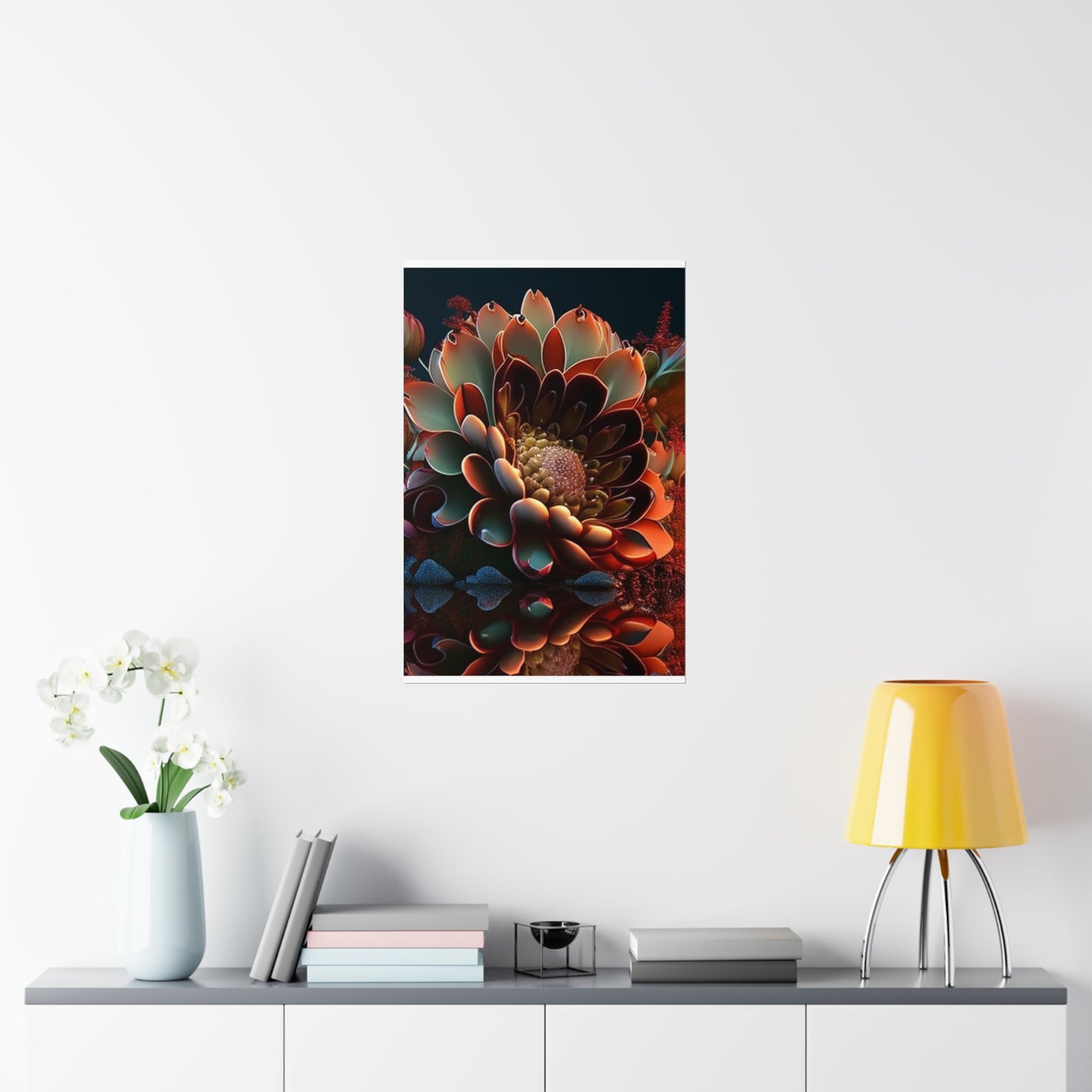 Premium Matte Vertical Posters Flower Arangment 4