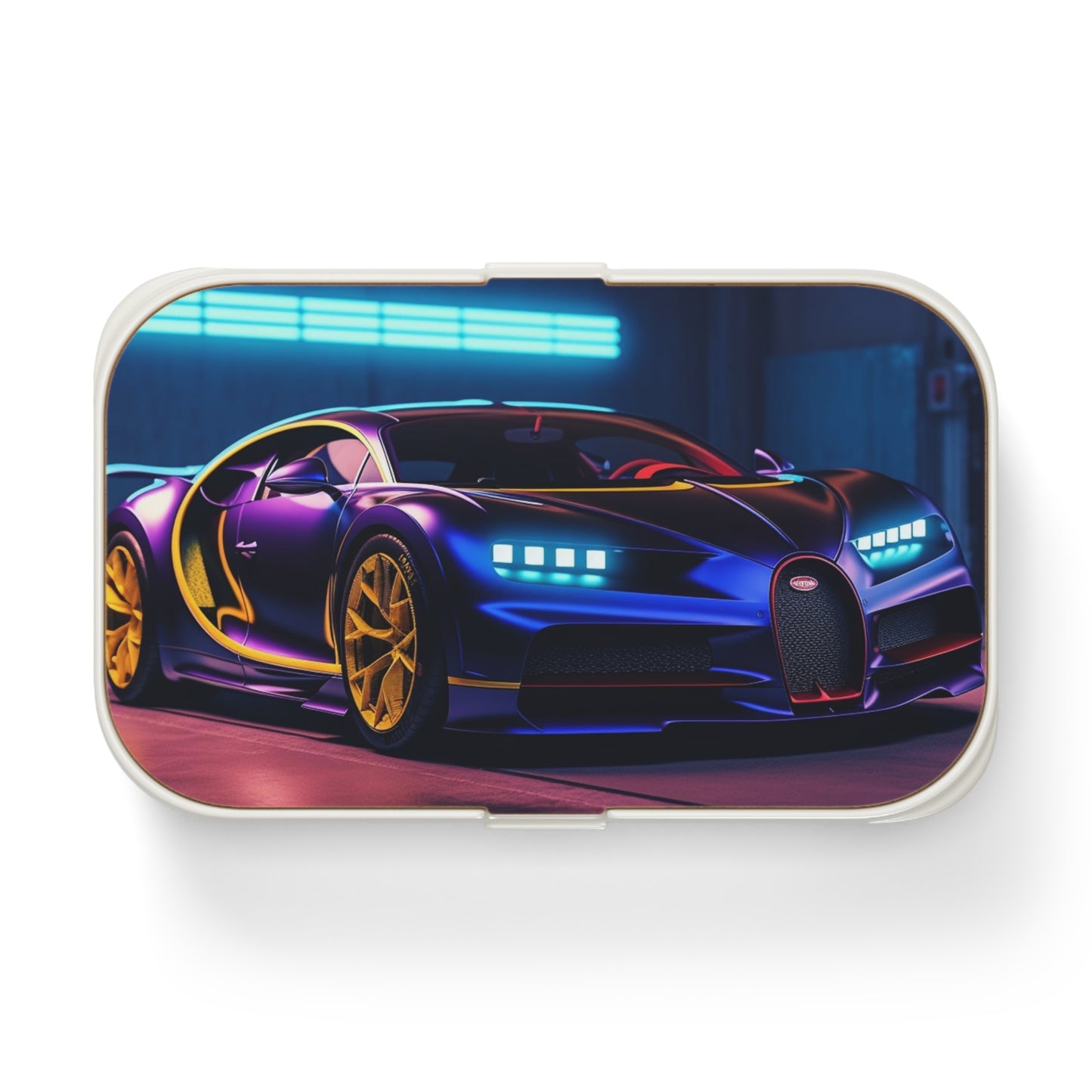 Bento Lunch Box Hyper Bugatti Neon Chiron 4