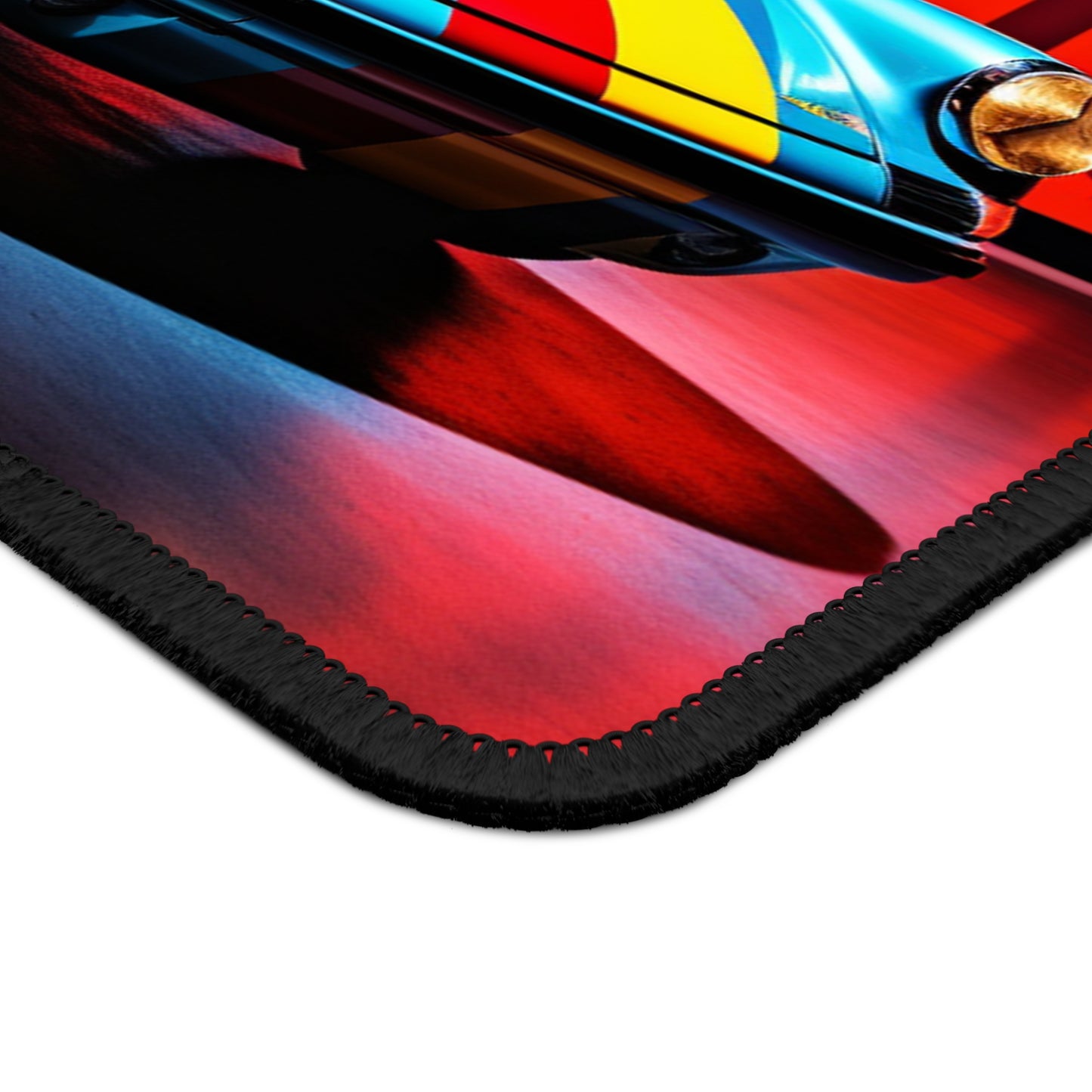 Gaming Mouse Pad  Macro American Flag Porsche 3