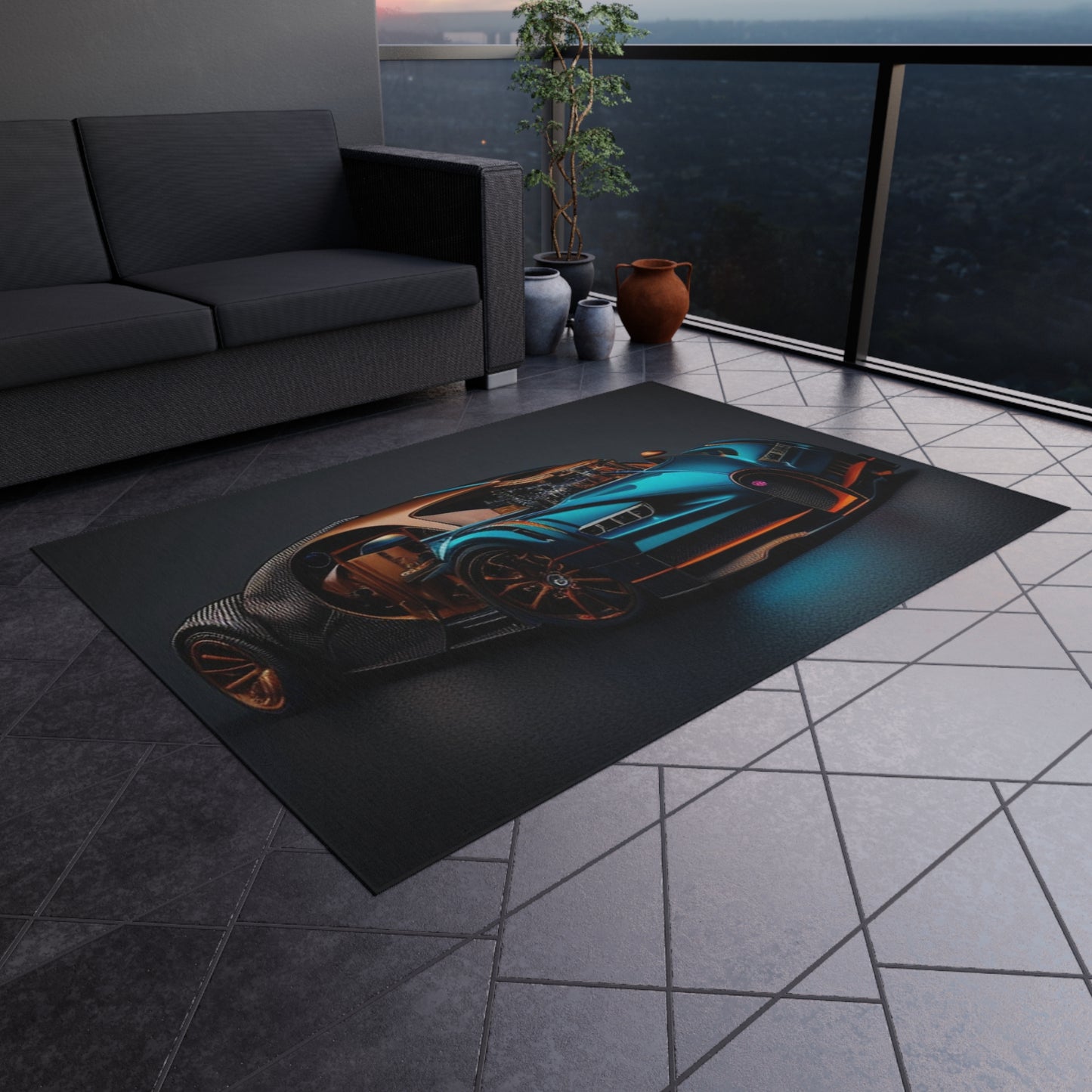 Outdoor Rug  Bugatti Blue 4