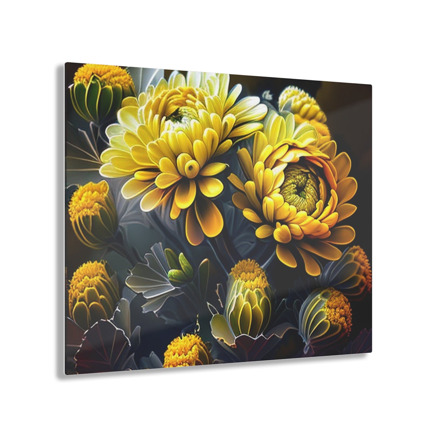 Acrylic Prints Yellow Hermosas Flores Amarillas 4