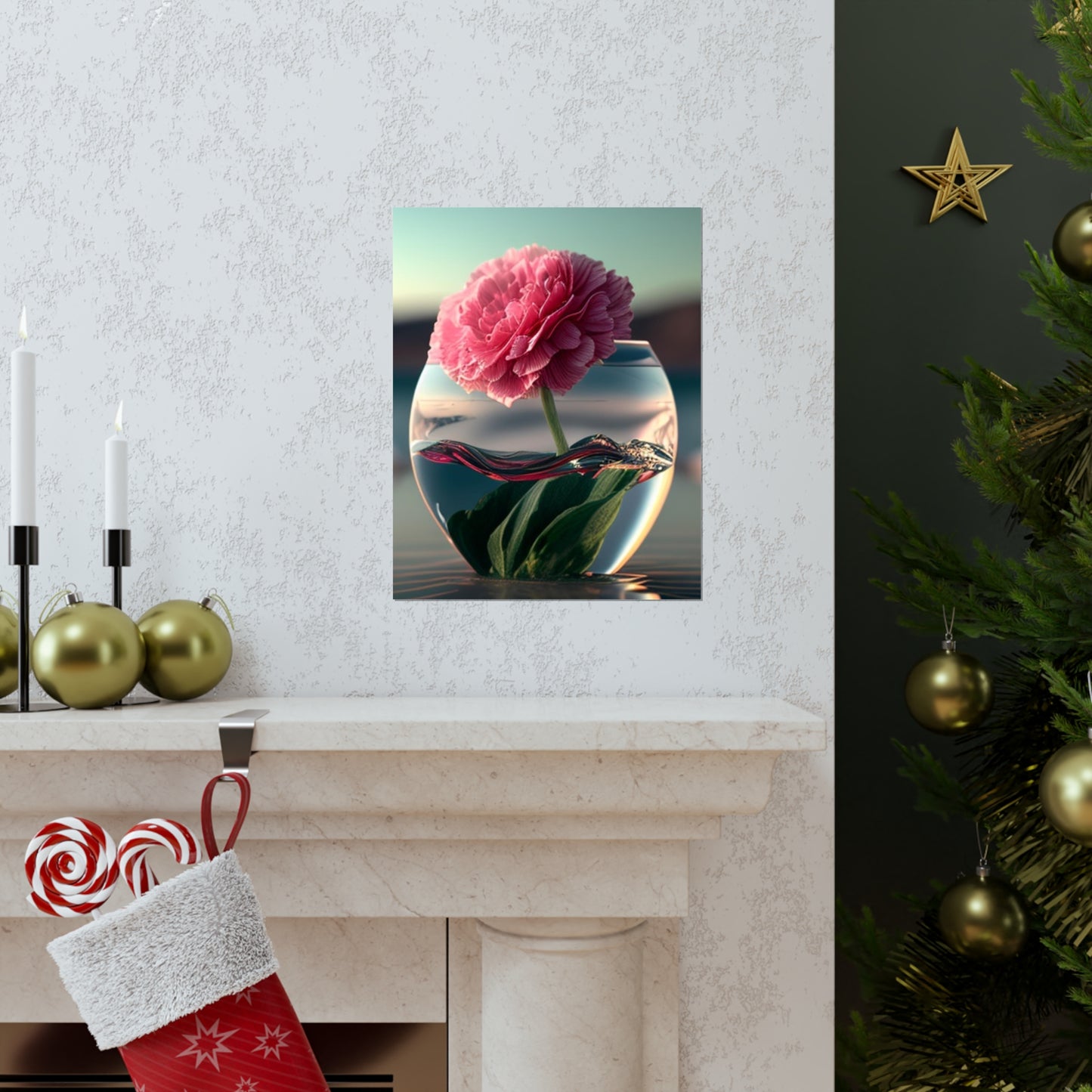 Premium Matte Vertical Posters Carnation 2