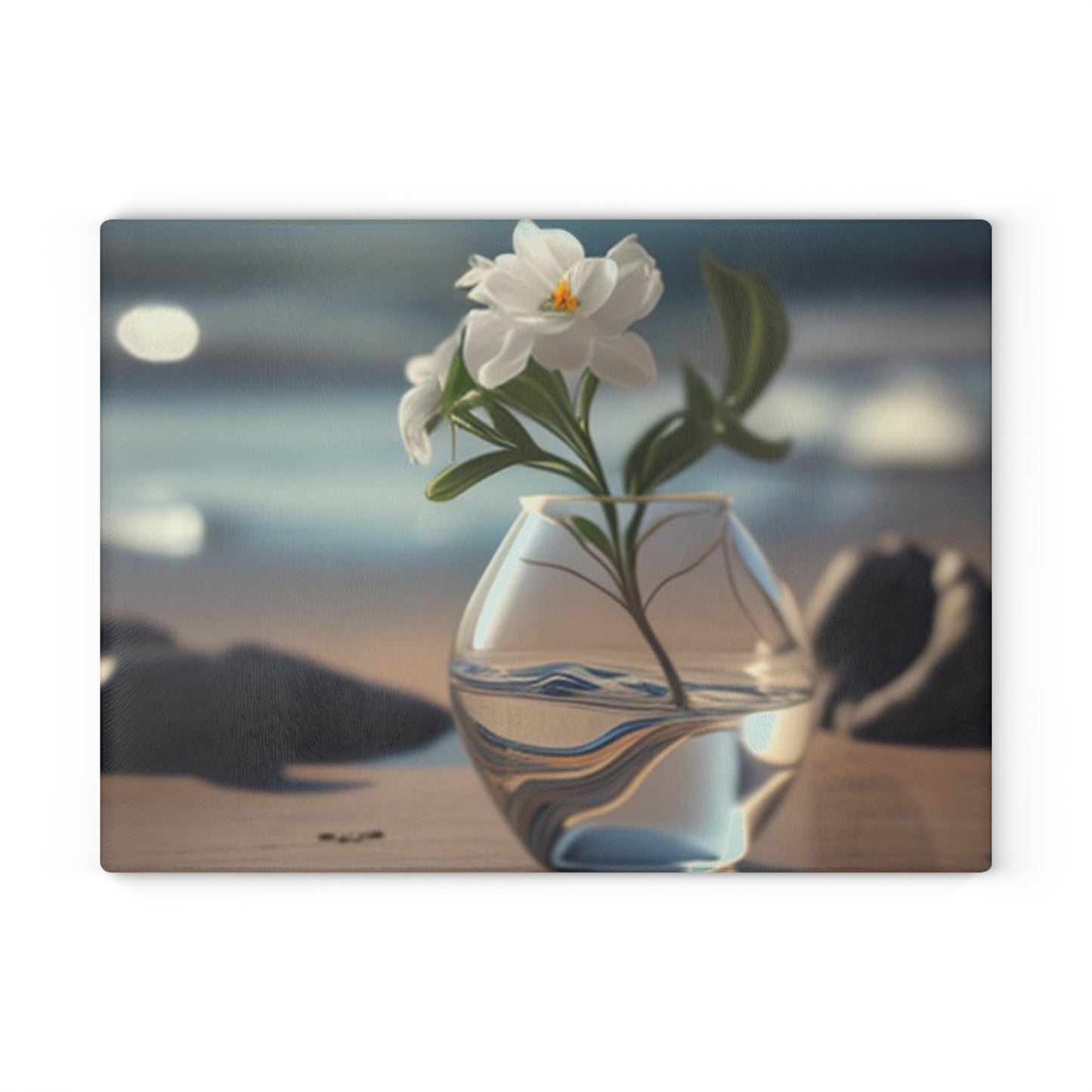 Glass Cutting Board Jasmine glass vase 3