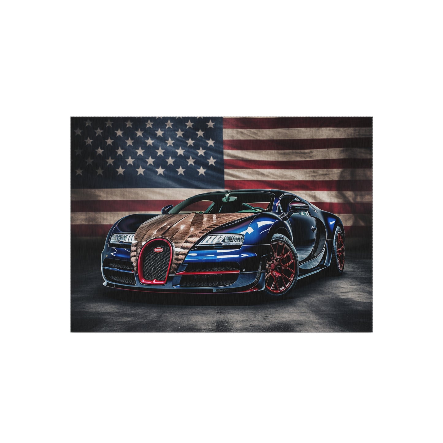 Outdoor Rug  Bugatti American Flag 4