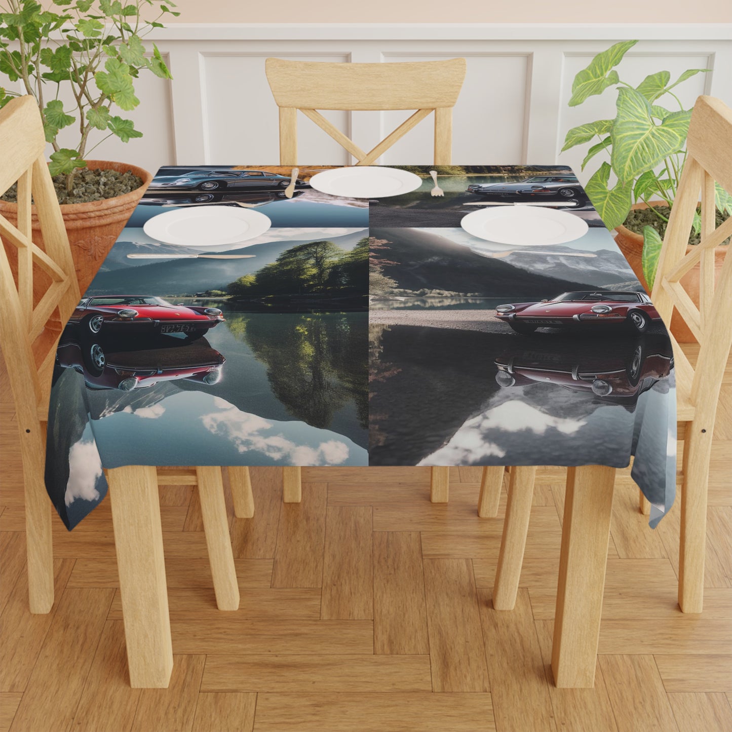 Tablecloth Porsche Lake 5