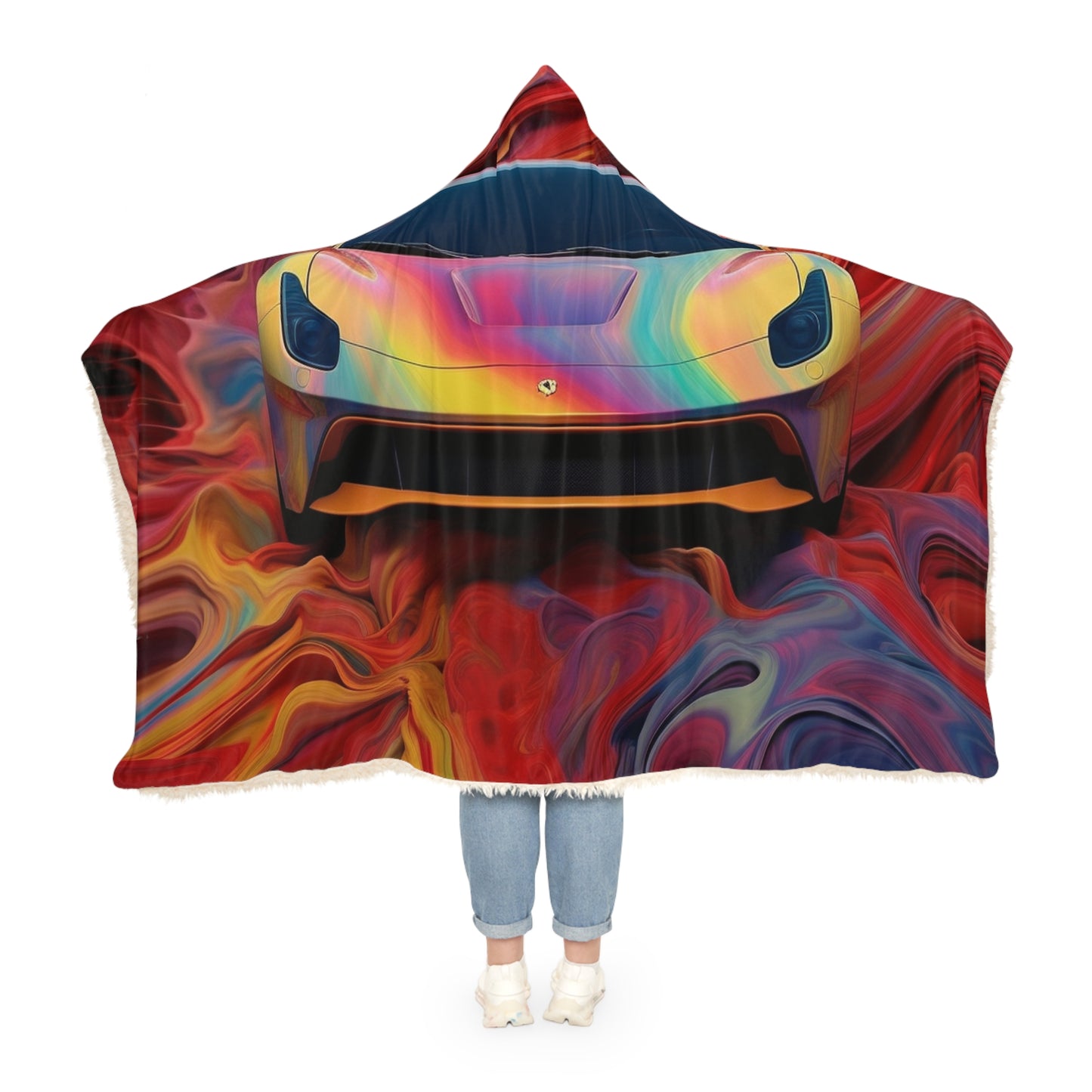 Snuggle Hooded Blanket Ferrari Water Fusion 1