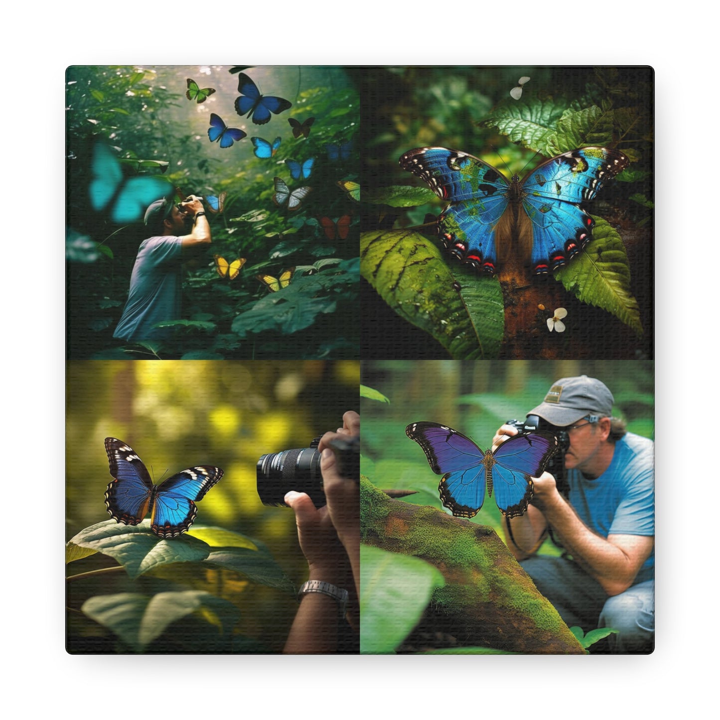 Canvas Gallery Wraps Jungle Butterfly 5