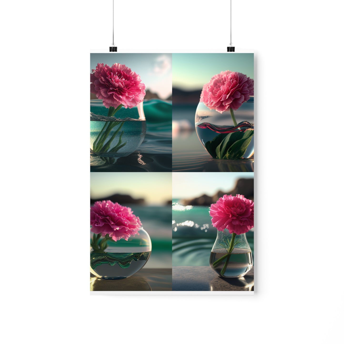 Premium Matte Vertical Posters Carnation 5