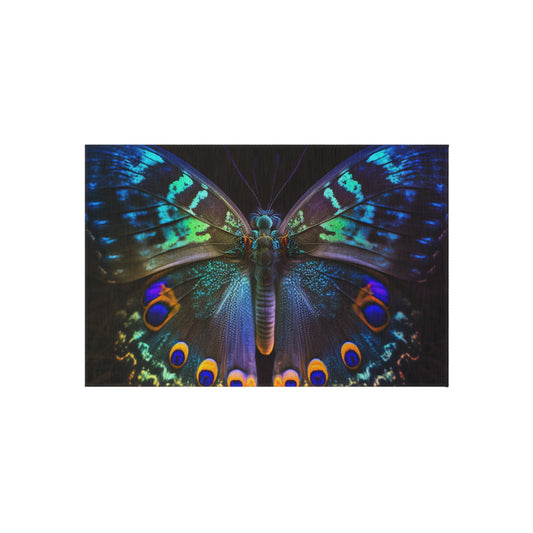 Outdoor Rug  Neon Hue Butterfly 3