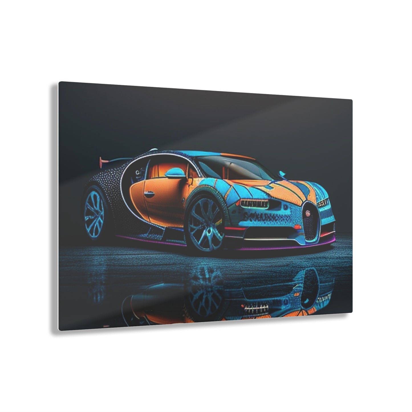 Acrylic Prints Bugatti Blue 1