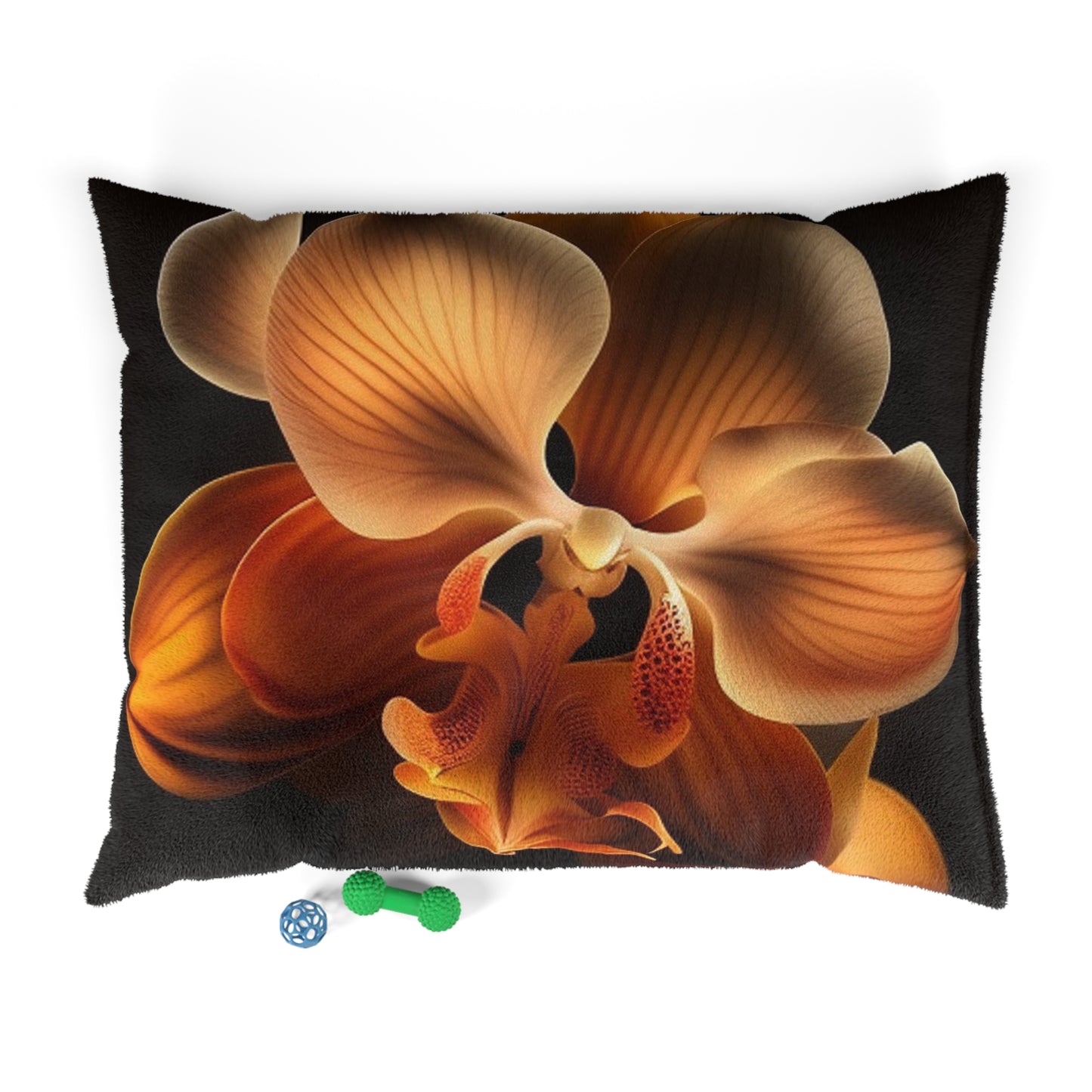 Pet Bed Orange Orchid 2