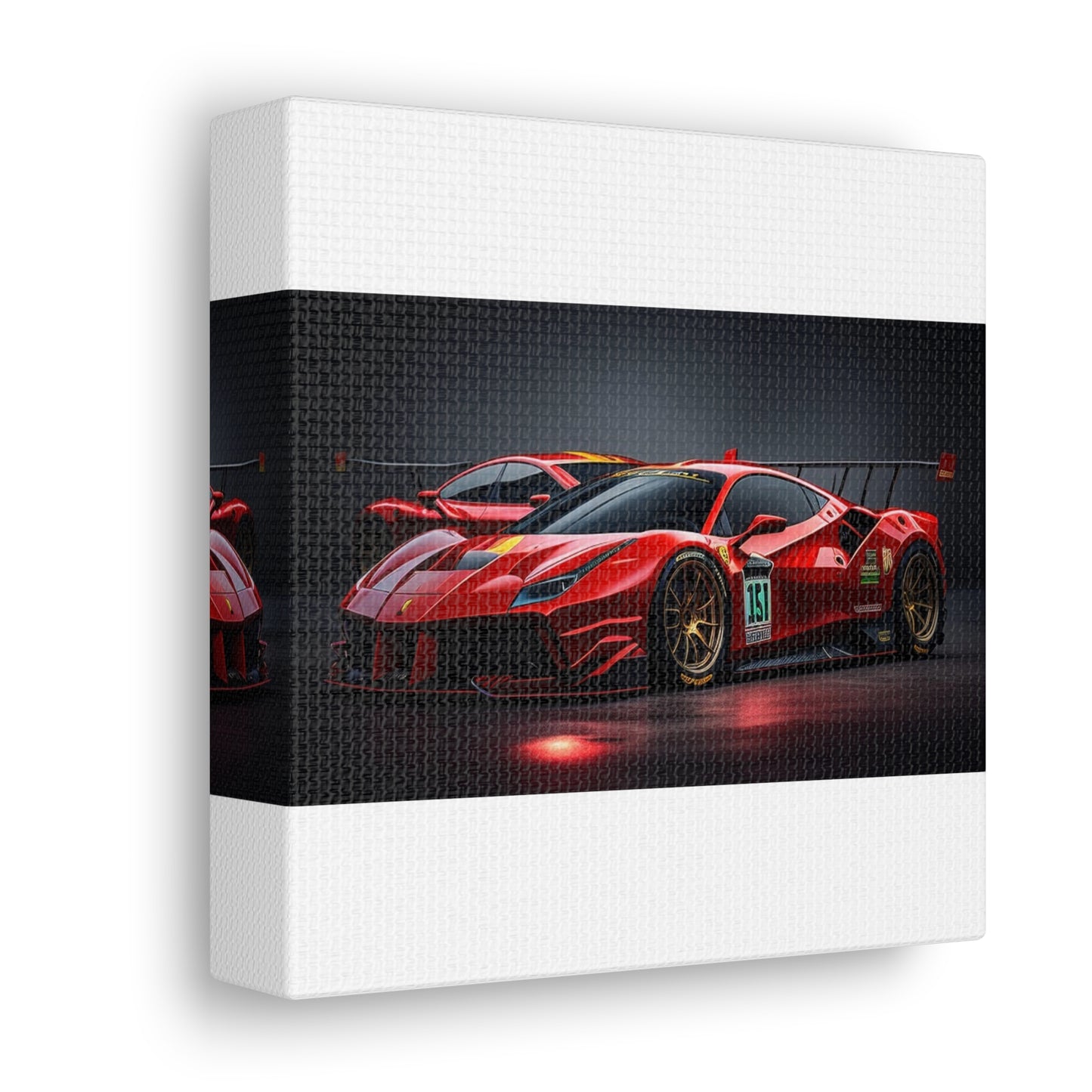 Canvas Gallery Wraps Ferrari Red 2