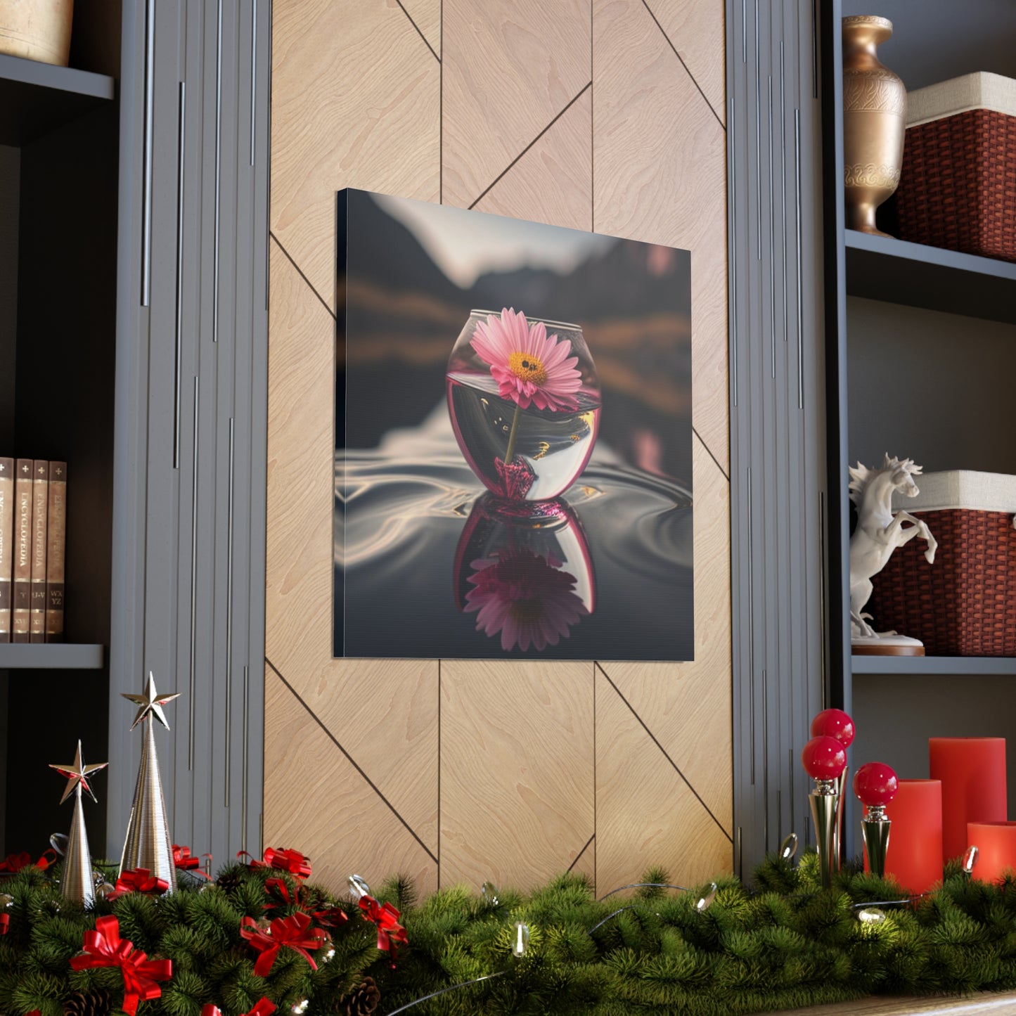 Canvas Gallery Wraps Pink Daisy 1