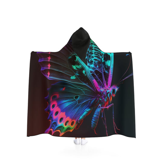 Hooded Blanket Raw Hyper Color Butterfly 1