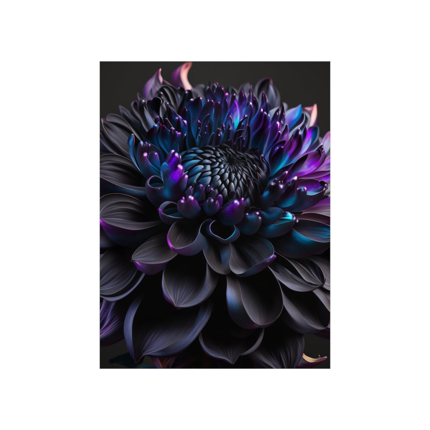 Premium Matte Vertical Posters Dahlia Purple 2