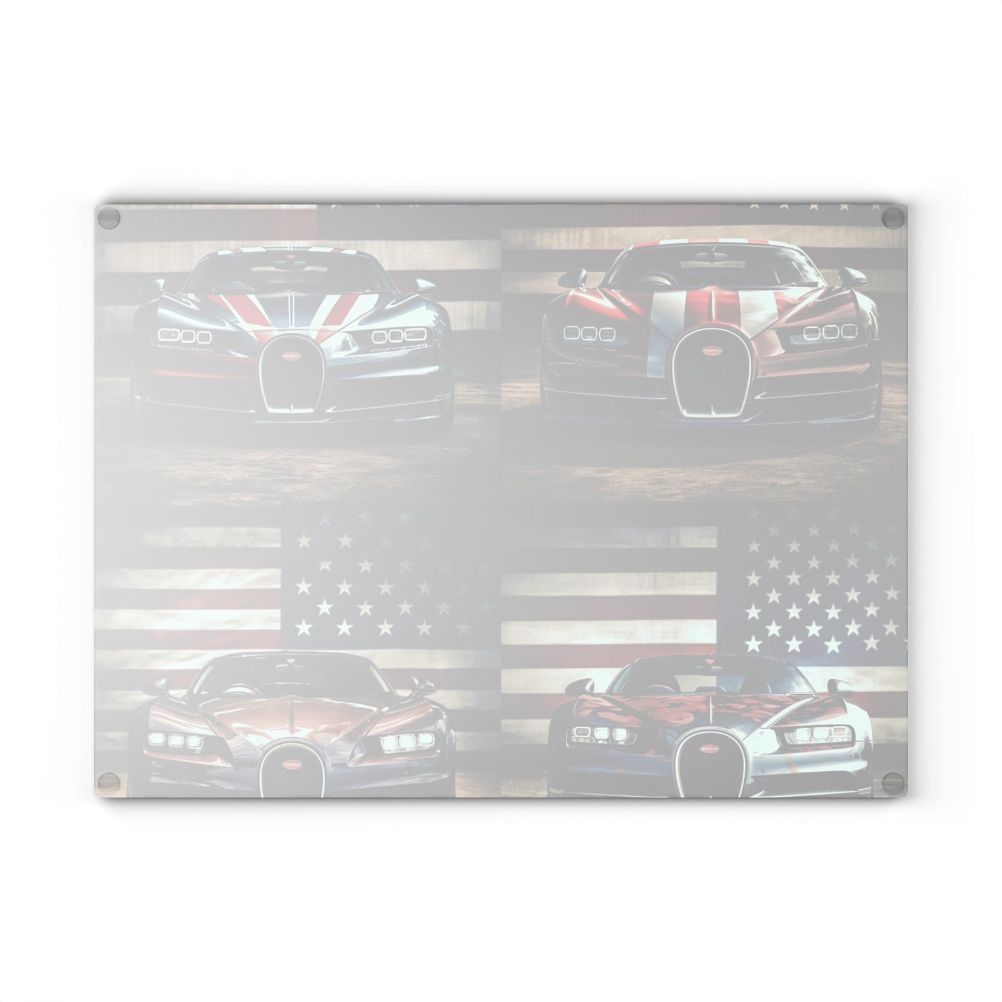 Glass Cutting Board Bugatti Flag 5