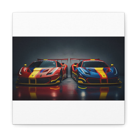 Canvas Gallery Wraps Ferrari Red Blue 4