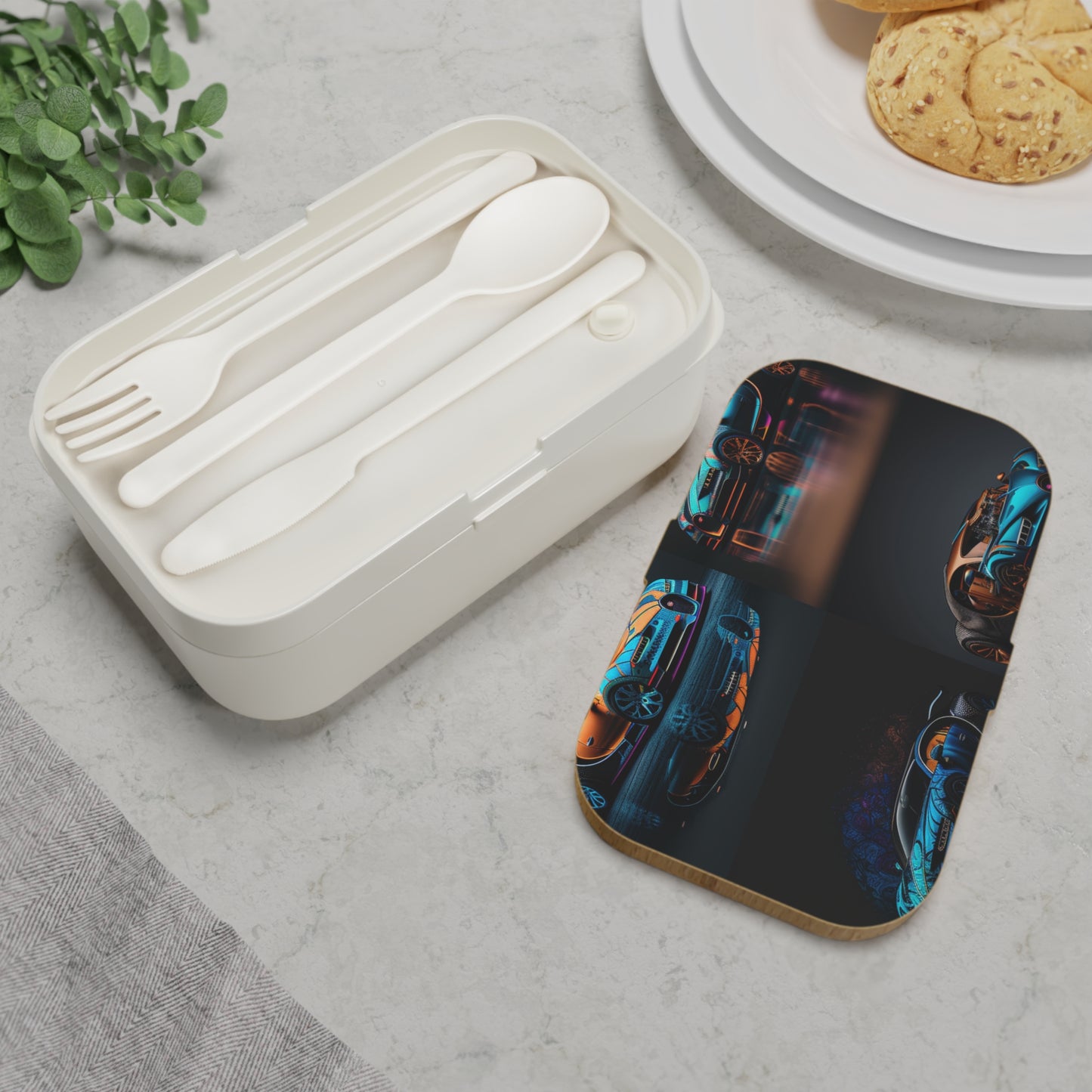 Bento Lunch Box Bugatti Blue 5