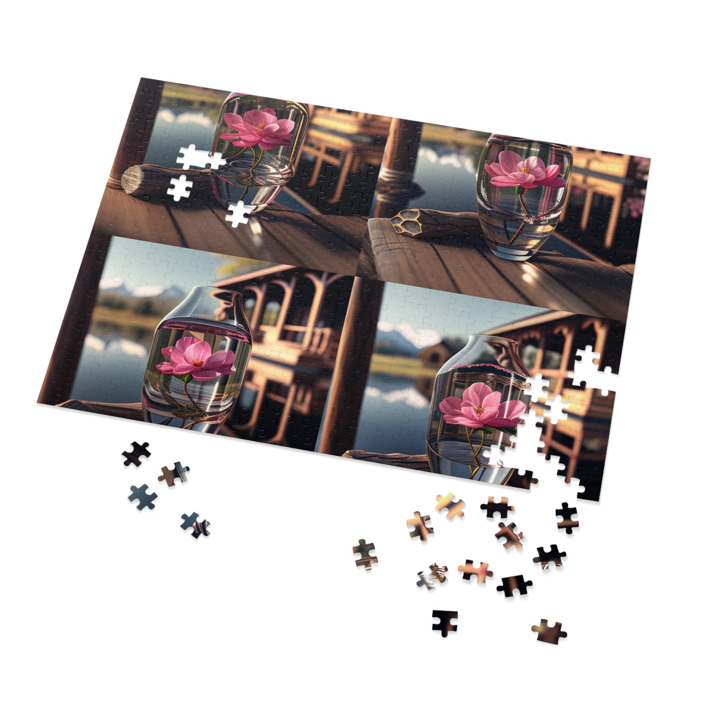 Jigsaw Puzzle (30, 110, 252, 500,1000-Piece) Pink Magnolia 5