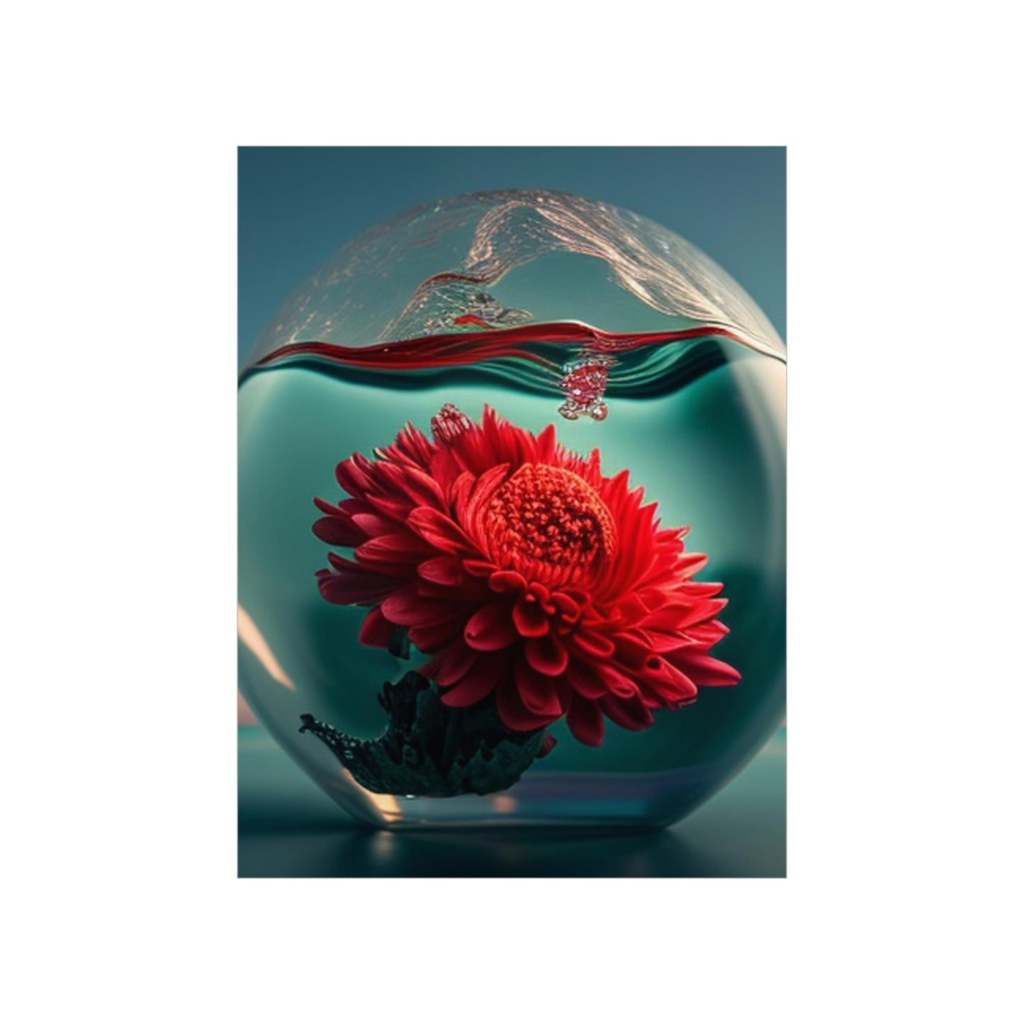 Premium Matte Vertical Posters Chrysanthemum 4