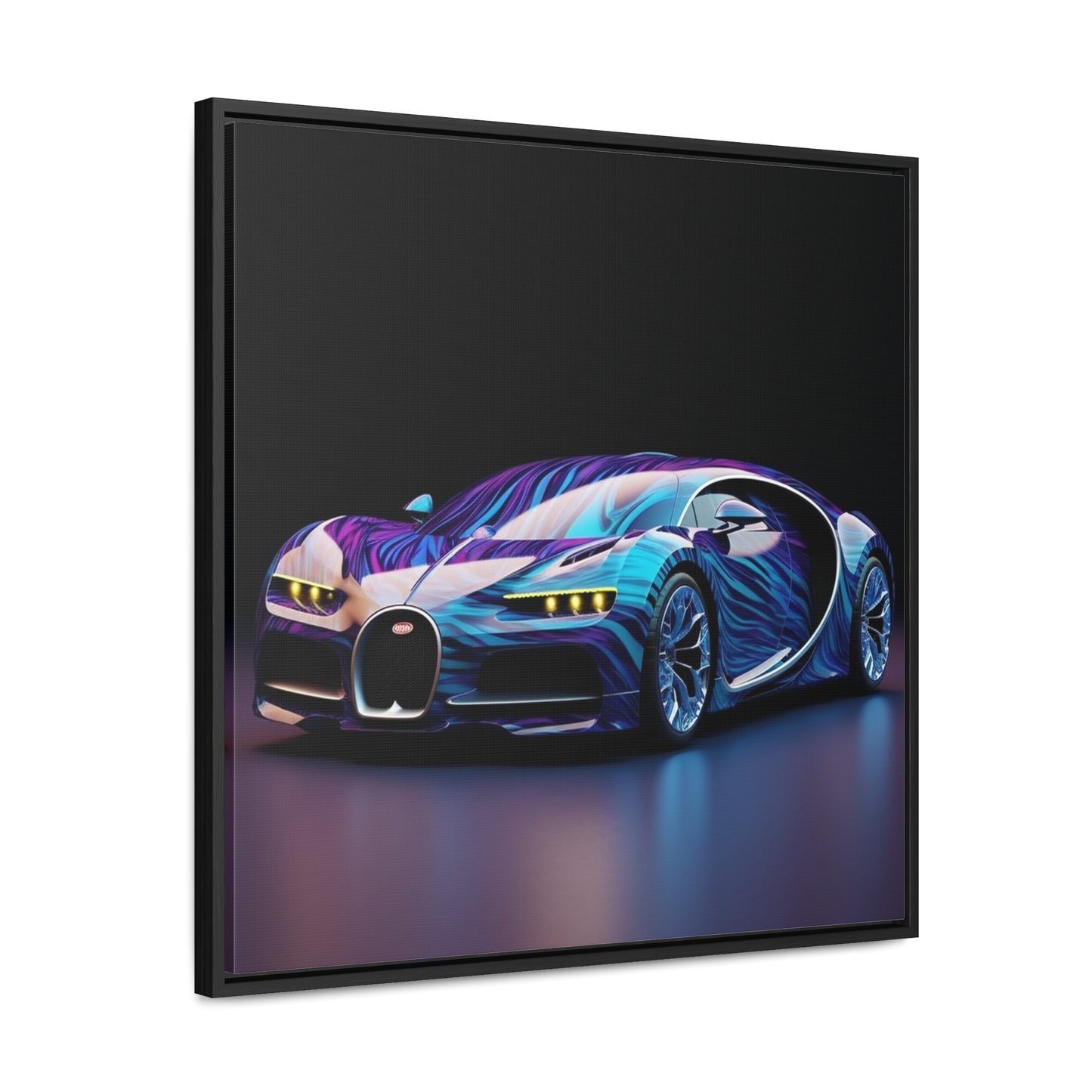 Gallery Canvas Wraps, Square Frame Bugatti Abstract Flair 3