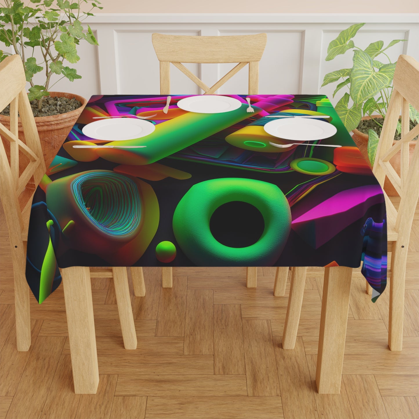 Tablecloth Neon Glow 3