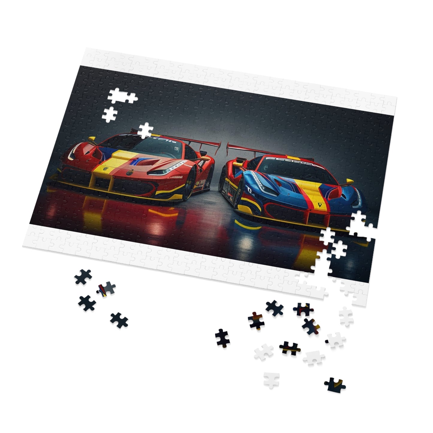 Jigsaw Puzzle (30, 110, 252, 500,1000-Piece) Ferrari Red Blue 4
