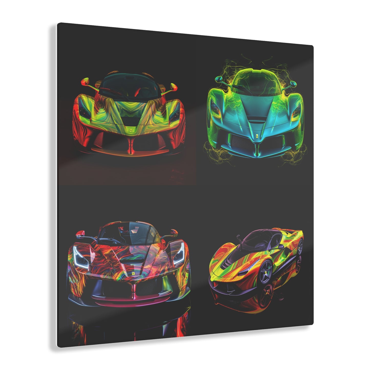 Acrylic Prints Ferrari Neon 5