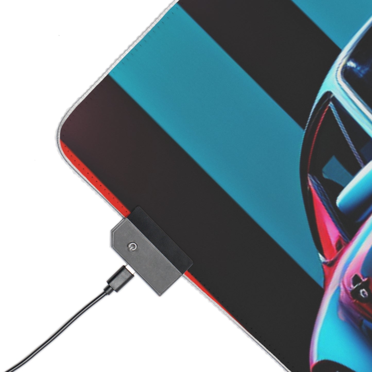 LED Gaming Mouse Pad Macro American Flag Porsche 3