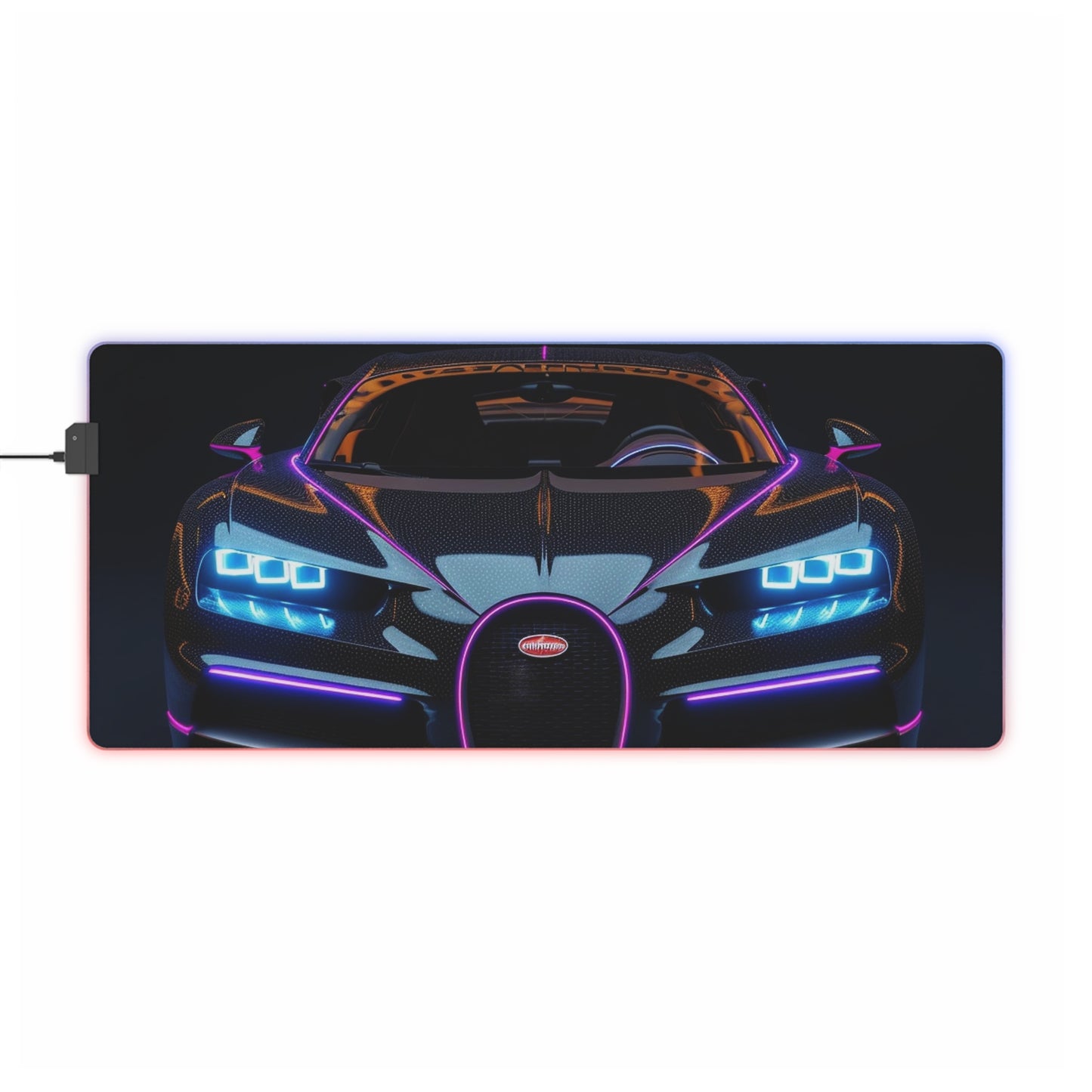 LED Gaming Mouse Pad Hyper Bugatti Chiron 2