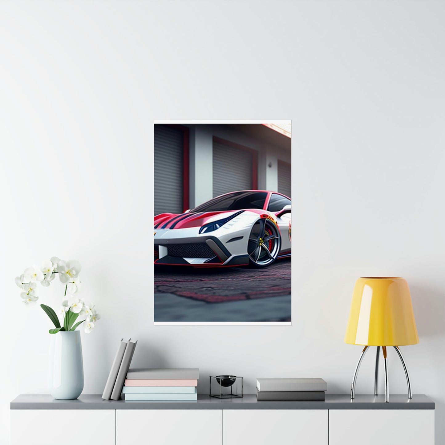 Premium Matte Vertical Posters Ferrari Hyper 3