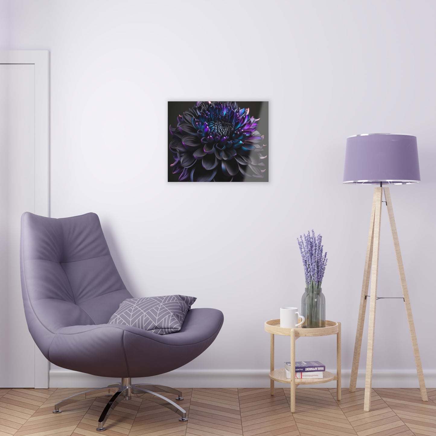 Acrylic Prints Dahlia Purple 2