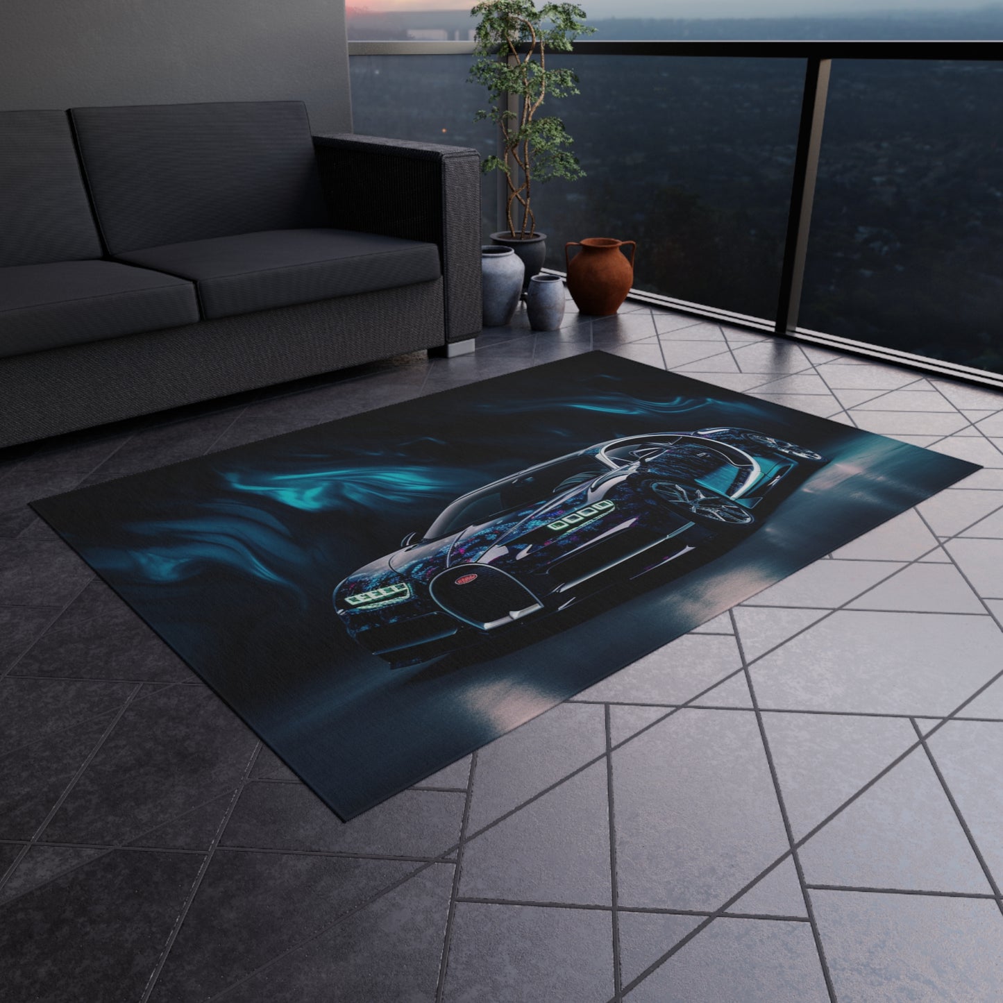 Outdoor Rug  Hyper Bugatti 1